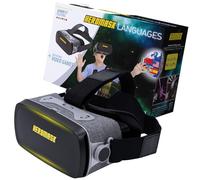 VR Headset for Kids 5-12 + Games to Learn 6 Languages - Gift for Birthday or Christmas that gets Boys & Girls excited about Spanish, Chinese & more through Virtual Reality Gaming