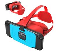 VR Headset for Nintendo Switch 2 (2025 New), Adjustable HD Lenses and Comfortable Head Strap for SW2 Virtual Reality Glasses, 3D Goggles for Switch 2 Accessories (Blue Red)