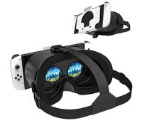 VR Headset for Nintendo Switch & OLED Model Upgraded, Virtual Reality VR Glasses with Adjustable HD Lenses Comfortable Head Strap, 3D Goggles for Nintendo Switch OLED VR Games Cool Stuff for Kids Boys