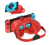 VR Headset for Nintendo Switch & OLED Model Upgraded, Virtual Reality VR Glasses with Adjustable HD Lenses Comfortable Head Strap, 3D Goggles for Nintendo Switch OLED VR Games Cool Stuff for Kids Boys