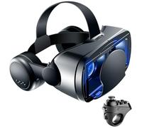 VR Headset for Phone, 3D VR Glasses with HD 110°FOV Anti-Blue Light Lenses, Virtual Reality Headsets, VR Headset for Kids, Compatible With Smartphones 4.7-7.2 Inch, Gifts For Children And Family(A)