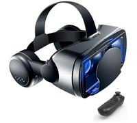 VR Headset for Phone, 3D VR Glasses with HD 110°FOV Anti-Blue Light Lenses, Virtual Reality Headsets, VR Headset for Kids, Compatible With Smartphones 4.7-7.2 Inch, Gifts For Children And Family(B)