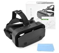 VR Headset for Phone, 4. 7-7-inch Adjustable Virtual Reality Goggles Headset, Ultra-Wide 100° Viewing Angle Eyes Protected Anti-Blue HD Lenses, 3D VR Glasses for Phone/Android