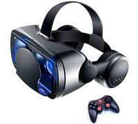 VR Headset for Phone, Virtual Reality Headsets, 3D VR Glasses with HD 110°FOV Anti-Blue Light Lenses, VR Headset for Kids Compatible iPhone Samsung Android 4.7-7.2 Inch(E)