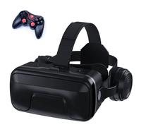 VR Headset for Phone, Virtual Reality Headsets, 3D VR Glasses with HD 110°FOV Anti-Blue Light Lenses, VR Headset for Kids Compatible iPhone Samsung Android 4.7-7.2 Inch(E)