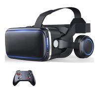 VR Headset for Phone, Virtual Reality Headsets, 3D VR Glasses with HD 110°FOV Anti-Blue Light Lenses, VR Headset for Kids Compatible iPhone Samsung Android 4.7-7.2 Inch(C)