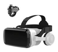 VR Headset for Phone, Virtual Reality Headsets, 3D VR Glasses with HD 110°FOV Anti-Blue Light Lenses, VR Headset for Kids Compatible iPhone Samsung Android 4.7-7.2 Inch(A)