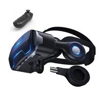 VR Headset for Phone, Virtual Reality Headsets, 3D VR Glasses with HD 110°FOV Anti-Blue Light Lenses, VR Headset for Kids Compatible iPhone Samsung Android 4.7-7.2 Inch(B)