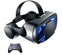 VR Headset for Phone, Virtual Reality Headsets, 3D VR Glasses With HD Anti-Blue Light Lenses, Compatible With Smartphones 4.7-7.2 Inch, Suitable For Games And Movies, Gifts For Children And Family(C)