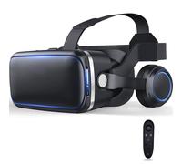 VR Headset for Phone, Virtual Reality Headsets, 3D VR Glasses With HD Anti-Blue Light Lenses, Compatible With Smartphones 4.7-7.2 Inch, Suitable For Games And Movies, Gifts For Children And Family(F)