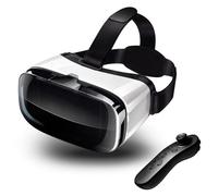 VR Headset for Phone with Controller, Compatible with iPhone Samsung and Android 3D Virtual Reality for Kids and Adults VR Goggles for Smartphone /4.5-6.3in Eyes Protected Anti-Blue HD Lenses