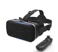 VR Headset For Phone With Controller, Virtual Reality Headset For IPhone For Android, For Kids And Adults(Black)