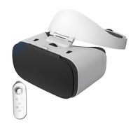 VR Headset For Phone With Controller, Virtual Reality Headset With 4.7-7.1Inch Screen, Adjustable Pupil Distance 51-62mm VR Goggles For Kids & Adults(Y5 A)