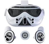 VR Headset Space Helmet Skin and Accessories Stickers Kit Compatible with Meta Quest 3 Skin Vinyl Protective Cover Decal Compatible with Oculus Quest 3