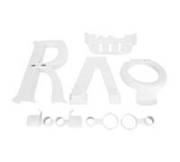 VR Headset Stand, Universal VR Display Holder with Controller Mount Station, Non - Slip Base for 2 Rift S Vive Valve Index, Lens - Friendly Design (White)