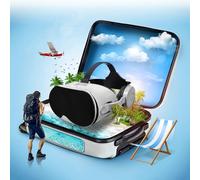 VR Headset, Virtual Reality Headset with Controller & Headphones for Kid Adult Play 3D Game Movie, Virtual Reality Headsets To Play Games/Movies (Black)