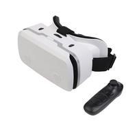 VR Headset with Controller, Anti-Blue Light HD Lenses for Eye Protection, Adjustable Fit and Wide Smartphone Compatibility 4.7-7 Inch