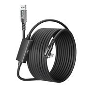 VR Link Cable 16FT for Meta Quest 3S/3/2/Pro&Pico 4, Max 60W USB C Charging Cable with PD 3.0, 5Gbps High Speed Data, USB 3.2 Gen 2 PC Connection, Nylon Braided, Play While Charging, No Disconnection
