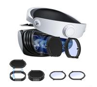 VR Prescription Lenses for PS VR2: Anti-Blue Light Myopia Correction Insert with Quick Release Frame and Protective Cover | ABS Plastic Adapter for Vision