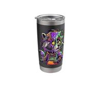VR Raccoon Cyber Ranger Virtual Reality Gamer Trash Panda Stainless Steel Insulated Tumbler