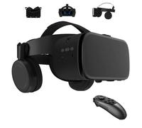 VR Set Virtual Reality VR for Phone, Wireless Bluetooth VR Headset VR Goggles 110°FOV, Support 4.7-6.3" Cellphone Compatible for Android iOS iPhone 16 Pro 15 14 13 12 11 Pro Samsung Phones (Black)