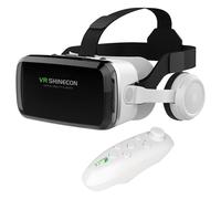 VR Smartphone Virtual Reality 3D with Audio Bluetooth Shinecon G04BS White