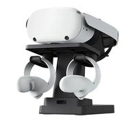 VR Stand Accessories, Headset Stand for Apple Vision pro,VR Stand Holder Compatible with Oculus Quest 2/Pico 4/Vision Pro/Oculus Quest 2/HTC Vive/Valve Index (Black)