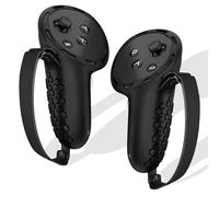 VR Touch Controller Silicone Protective Grip Cover for Meta Quest 3s/Quest 3, Controller Grips for Cover, Drop and Slip Resistant, with Non-Slip Texture and Adjustable Soft Straps