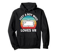 VR Virtual Reality Boy Gaming Virtual Reality Gamer Pullover Hoodie