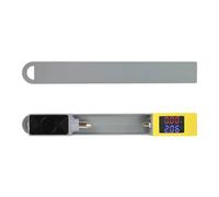 VR452 Internal Resistance Tester, DC 4-12V Battery Impedance Meter with 4-Wire 1kHz AC Signal, Auto mΩ/Ω Switching, Red/Blue LED Display for Li-ion NiMH Cell Monitoring, Compact ABS Housing