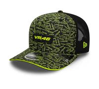VR46 All Over Print 9Seventy Cap Stretch Snap Adults - Black