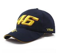 VR46 Baseball Cap Hat Anime Snapback Cap Hip-Hop Flat Adjustable Hat Embroidery