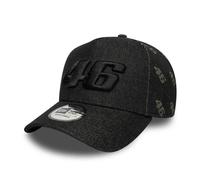 VR46 Laser Etch Denim Trucker Cap Adults - Grainy Black