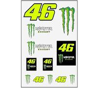 VR46 Monster Energy Official MotoGP Valentino Rossi Stickers