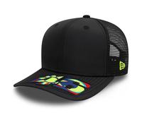 VR46 Moon Sun 9Fifty Cap Stretch Snap Adults - Black/Neon Yellow