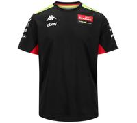 Kappa AMIRYMONE Official VR46 Racing Team Moto GP Valentino Rossi Jersey Piloti Bezzecchi and Giannantonio Black
