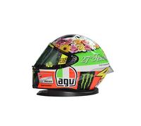 VR46 Valentino Rossi Miniature 1:5 Mini Helmet MotoGP_GP MUGELLO 2012, Unisex