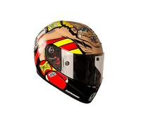 VR46 Valentino Rossi Replica Miniature Helmet 1:5 Mini Helmet MotoGP_GP Misano 2012, Unisex