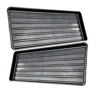 VR7 98cm Large Plastic Grow Bag Tray - Heavy Duty Garden Drip Tray for Plant Pots, Seedlings & Hydroponics - Waterproof Propagation Tray for Greenhouse & Outdoor Use (2, 98cm)