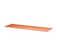 VR7 Garden Planter Tray for Long Planter - Durable Plastic Tray for Easy Draining and Plant Health (Terracotta, 90cm)