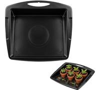 VR7 Potting Tray Large Heavy Duty Plastic Garden Soil Mixing Tray with Handles - Seed Starting Repotting Tray Indoor Outdoor Balcony Greenhouse Gardening