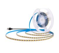 Vrabocry 5V USB 2835 LED Strip Light 5mm Narrow Width PCB 120Leds/m Flexible LED Ribbon Diode White 5M LED Tape Backlight Lamp Advertising Lighting Lights for Room Decor