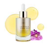 VRAIKO Gua Sha Face Oil Serum | 1st High-Altitude Calanthe Orchid Product | Detox, Plump, Anti-Oxidant, Soothing | Alpine Botanic, Cruelty Free, Natural, 1 fl oz (30ml)