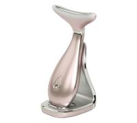VRAIKO Lily Neck Face Massager, Face Sculpting Tool, Skin Rejuvenation Device with Thermal, Triple Action LED and Vibration, for Anti-Aging, Lifting and Tightening Sagging Skin (Rosegold)