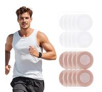 VRAIKO Men’s Nipple Covers, 100pcs(50Pairs) Nipple Covers for Men, Sweat-Resistant, Anti-Chafing, Invisible & Comfortable for Running, Sports, Daily Wear
