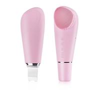 VRAIKO PorePure Silicone Face Scrubber | 2-in-1 Facial Cleansing Brush & Skin Spatula Duo | Blackhead Remover Pore Cleaner for Face & Nose | IPX7 Waterproof Exfoliating Massager Deep Cleansing