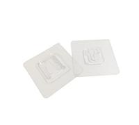 Vrandu Adhesive Hooks No Trace Heavy-Duty Picture Hanging Magic Hooks Double-Side Waterproof Sticky Hooks 8Pairs.