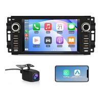 Vratzn Android 13 Car Radio Stereo for Dodge RAM 1500 2500 3500 2009 2010 2011 2012 with Wireless CarPlay/Android Auto/GPS/HD Backup Camera