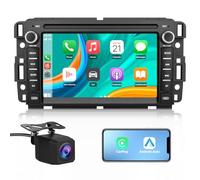 Vratzn Car Stereo For Chevrolet Silverado GMC Sierra Yukon 2007-2013 Android 13 CarPlay Android Navigation GPS Bluetooth Touch Screen With Rear View Camera