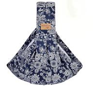 vrbabies Baby Carrier from Newborn, Soft Lightweight Baby Sling with Pockets & Adjustable Shoulder Strap Easy Wearing, Front Baby Sling for Newborn and Toddler 1-24 Months Up to 40lbs (Navy Blue 2)